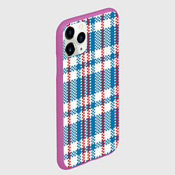 Чехол iPhone 11 Pro матовый Текстура Сумка Челнока, цвет: 3D-фиолетовый — фото 2