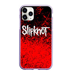 Чехол iPhone 11 Pro матовый SLIPKNOT, цвет: 3D-светло-сиреневый