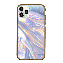 Чехол iPhone 11 Pro матовый Фольга, цвет: 3D-коричневый