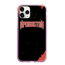 Чехол iPhone 11 Pro матовый Кровосток, цвет: 3D-розовый