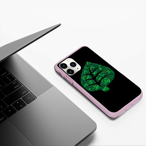 Чехол iPhone 11 Pro матовый ПОКЕМОНЫ / 3D-Розовый – фото 3
