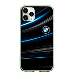Чехол iPhone 11 Pro матовый BMW, цвет: 3D-салатовый