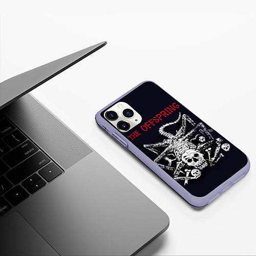 Чехол iPhone 11 Pro матовый Offspring / 3D-Светло-сиреневый – фото 3