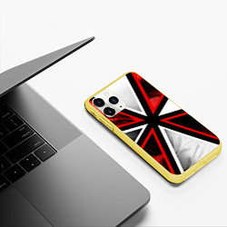 Чехол iPhone 11 Pro матовый UMBRELLA CORP, цвет: 3D-желтый — фото 2