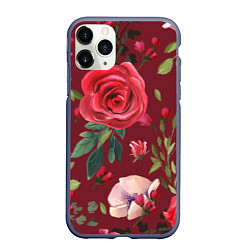 Чехол iPhone 11 Pro матовый Rose