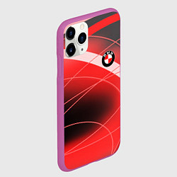 Чехол iPhone 11 Pro матовый BMW, цвет: 3D-фиолетовый — фото 2