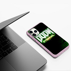 Чехол iPhone 11 Pro матовый DOOM: ETERNAL, цвет: 3D-розовый — фото 2