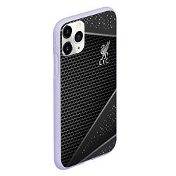 Чехол iPhone 11 Pro матовый Liverpool FC, цвет: 3D-светло-сиреневый — фото 2
