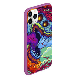 Чехол iPhone 11 Pro матовый HYPERBEAST, цвет: 3D-фиолетовый — фото 2