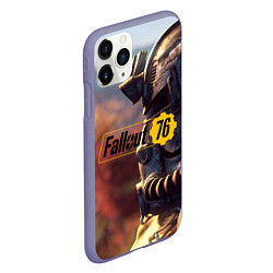 Чехол iPhone 11 Pro матовый FALLOUT76, цвет: 3D-серый — фото 2