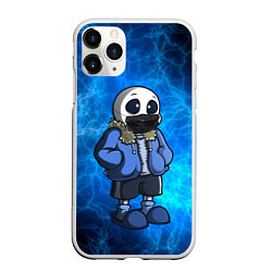 Чехол iPhone 11 Pro матовый Undertale, цвет: 3D-белый