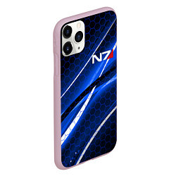 Чехол iPhone 11 Pro матовый MASS EFFECT N7, цвет: 3D-розовый — фото 2