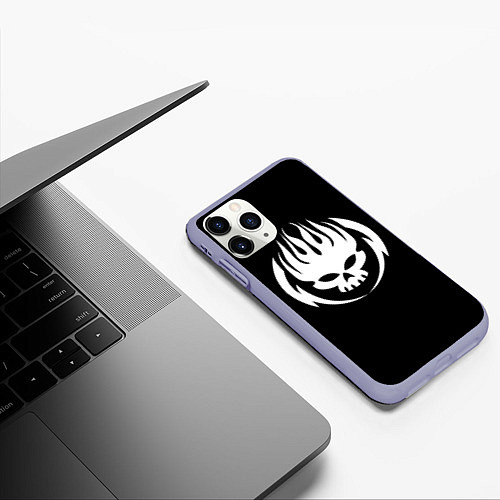 Чехол iPhone 11 Pro матовый THE OFFSPRING / 3D-Светло-сиреневый – фото 3