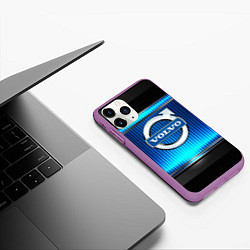 Чехол iPhone 11 Pro матовый VOLVO, цвет: 3D-фиолетовый — фото 2