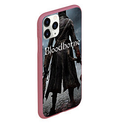 Чехол iPhone 11 Pro матовый Bloodborne, цвет: 3D-малиновый — фото 2