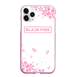 Чехол iPhone 11 Pro матовый BLACKPINK, цвет: 3D-розовый