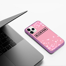 Чехол iPhone 11 Pro матовый BLACKPINK, цвет: 3D-фиолетовый — фото 2