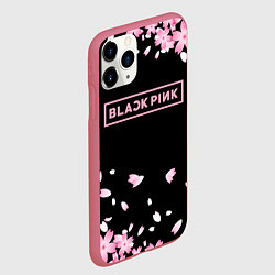 Чехол iPhone 11 Pro матовый BLACKPINK, цвет: 3D-малиновый — фото 2