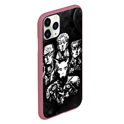 Чехол iPhone 11 Pro матовый JOJOS BIZARRE ADVENTURE, цвет: 3D-малиновый — фото 2