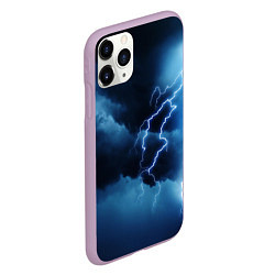 Чехол iPhone 11 Pro матовый STORM, цвет: 3D-сиреневый — фото 2