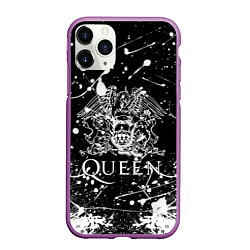 Чехол iPhone 11 Pro матовый QUEEN, цвет: 3D-фиолетовый