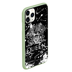 Чехол iPhone 11 Pro матовый QUEEN, цвет: 3D-салатовый — фото 2