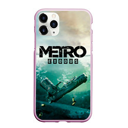 Чехол iPhone 11 Pro матовый METRO EXODUS, цвет: 3D-розовый