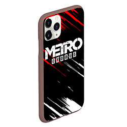 Чехол iPhone 11 Pro матовый METRO EXODUS, цвет: 3D-коричневый — фото 2
