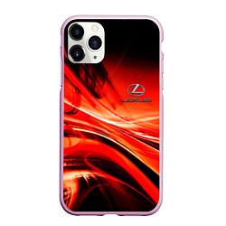 Чехол iPhone 11 Pro матовый LEXUS, цвет: 3D-розовый