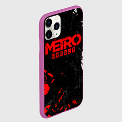 Чехол iPhone 11 Pro матовый METRO EXODUS, цвет: 3D-фиолетовый — фото 2