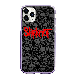 Чехол iPhone 11 Pro матовый SLIPKNOT, цвет: 3D-светло-сиреневый