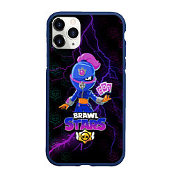 Чехол iPhone 11 Pro матовый BRAWL STARS TARA, цвет: 3D-тёмно-синий