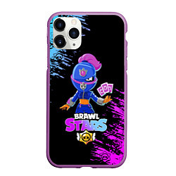 Чехол iPhone 11 Pro матовый BRAWL STARS TARA, цвет: 3D-фиолетовый