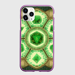 Чехол iPhone 11 Pro матовый DnD Dices - Clever, цвет: 3D-фиолетовый