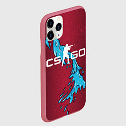 Чехол iPhone 11 Pro матовый Дух воды, цвет: 3D-малиновый — фото 2