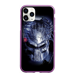 Чехол iPhone 11 Pro матовый PREDATOR, цвет: 3D-фиолетовый
