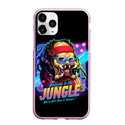 Чехол iPhone 11 Pro матовый PREDATOR, цвет: 3D-розовый