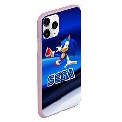 Чехол iPhone 11 Pro матовый SONIC, цвет: 3D-розовый — фото 2