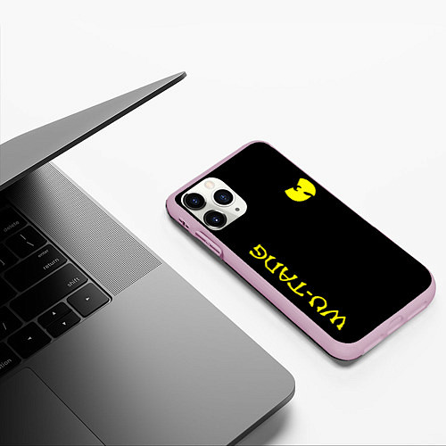 Чехол iPhone 11 Pro матовый WU-TANG CLAN / 3D-Розовый – фото 3