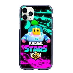 Чехол iPhone 11 Pro матовый BRAWL STARS SPROUT 24, цвет: 3D-серый