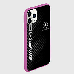 Чехол iPhone 11 Pro матовый MERCEDES, цвет: 3D-фиолетовый — фото 2