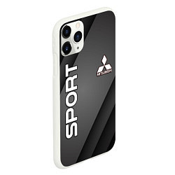 Чехол iPhone 11 Pro матовый MITSUBISH SPORT, цвет: 3D-белый — фото 2
