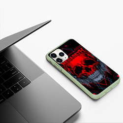 Чехол iPhone 11 Pro матовый Megadeth, цвет: 3D-салатовый — фото 2