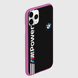 Чехол iPhone 11 Pro матовый BMW CARBON, цвет: 3D-фиолетовый — фото 2