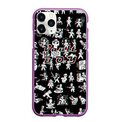 Чехол iPhone 11 Pro матовый Vault Boy Стерео красныйсиний, цвет: 3D-фиолетовый