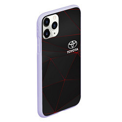 Чехол iPhone 11 Pro матовый TOYOTA, цвет: 3D-светло-сиреневый — фото 2