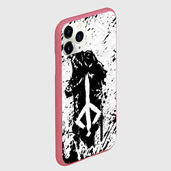 Чехол iPhone 11 Pro матовый BLOODBORNE, цвет: 3D-малиновый — фото 2