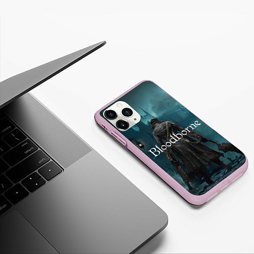 Чехол iPhone 11 Pro матовый Bloodborne / 3D-Розовый – фото 3