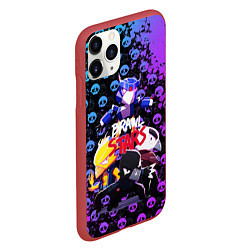 Чехол iPhone 11 Pro матовый Brawl Stars CROW, цвет: 3D-красный — фото 2