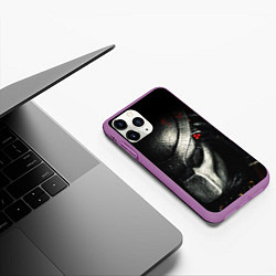 Чехол iPhone 11 Pro матовый PREDATOR, цвет: 3D-фиолетовый — фото 2